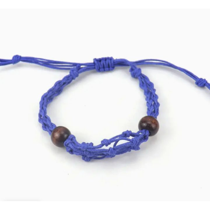 Gemstone Bracelet Cord - Navy