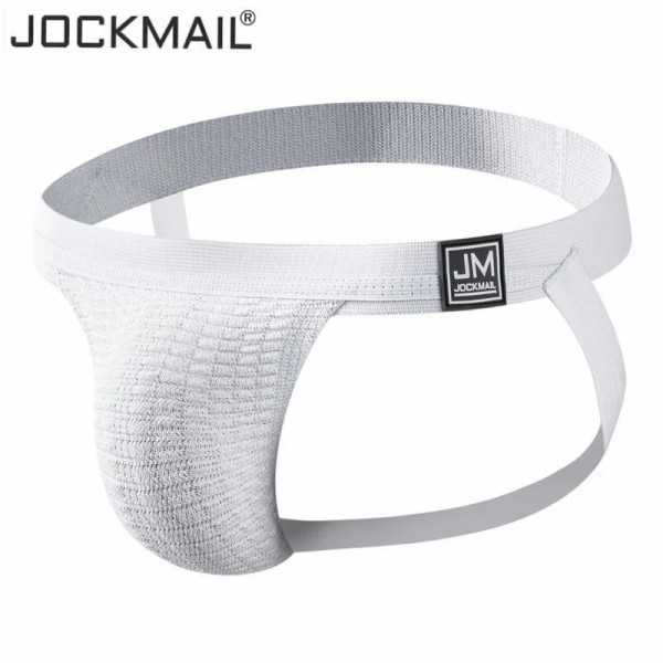 JOCKMAIL Men's Underwear Jockstrap Athletic Supporters, Low Rise Stretch Performance Jock Strap Sexy men underwear gay underwear