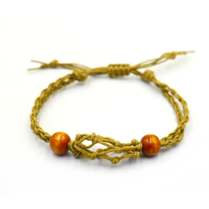 Gemstone Bracelet Cord - Sand