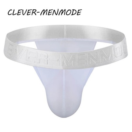 Men's Sexy Mini Sheer Ice Silk Underwear Suspender Transparent Thong B Men's Sexy Mini Sheer Ice Silk Underwear Suspender Transparent Thong B