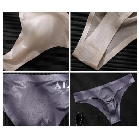 Sexy Transparent Underwear Men Thongs Sports Fitness Letter Thin Hip S