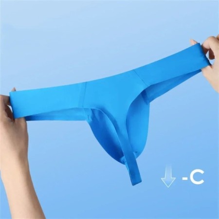 New Hot Sex Ice Silk Thong Men Nylon Bikini Pouch Panties Underwear Ma New Hot Sex Ice Silk Thong Men Nylon Bikini Pouch Panties Underwear Ma