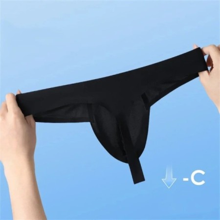 New Hot Sex Ice Silk Thong Men Nylon Bikini Pouch Panties Underwear Ma New Hot Sex Ice Silk Thong Men Nylon Bikini Pouch Panties Underwear Ma