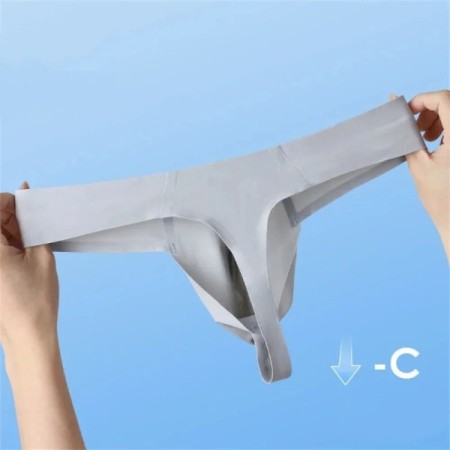 New Hot Sex Ice Silk Thong Men Nylon Bikini Pouch Panties Underwear Ma New Hot Sex Ice Silk Thong Men Nylon Bikini Pouch Panties Underwear Ma
