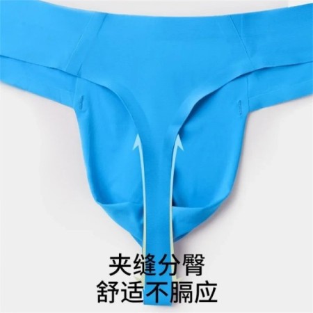 New Hot Sex Ice Silk Thong Men Nylon Bikini Pouch Panties Underwear Ma New Hot Sex Ice Silk Thong Men Nylon Bikini Pouch Panties Underwear Ma