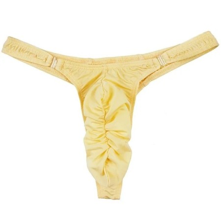 Sexy Men's Thongs Elastic Solid Color T-Back Breathable Underwear Pump Sexy Men's Thongs Elastic Solid Color T-Back Breathable Underwear Pump