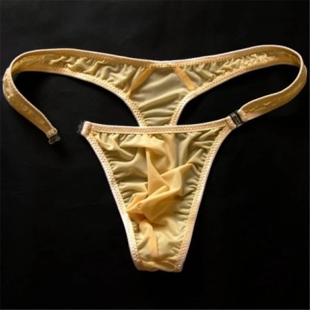2019 hot M/L/XL Translucent Mens Nylon Thongs Men Sexy Button Bikini B 2019 hot M/L/XL Translucent Mens Nylon Thongs Men Sexy Button Bikini B