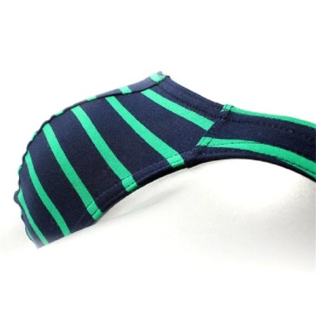 Men Cotton Underwear Fashion Striped Thong Elastic Waistband Jockstrap