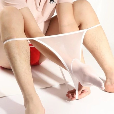 New Men Sexy Ultra-thin Seamless Sheer Transparent Elastic Pantyhose P New Men Sexy Ultra-thin Seamless Sheer Transparent Elastic Pantyhose P