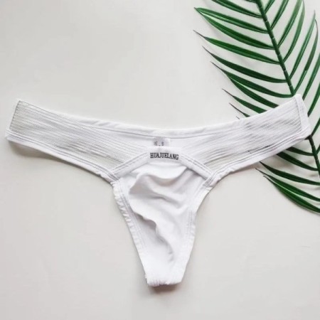 Mesh Waist Men Thongs Strings Underwear U Pouch Briefs Ice Silk Sexy G Mesh Waist Men Thongs Strings Underwear U Pouch Briefs Ice Silk Sexy G