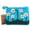 Natural Felt  Zipper Pouch