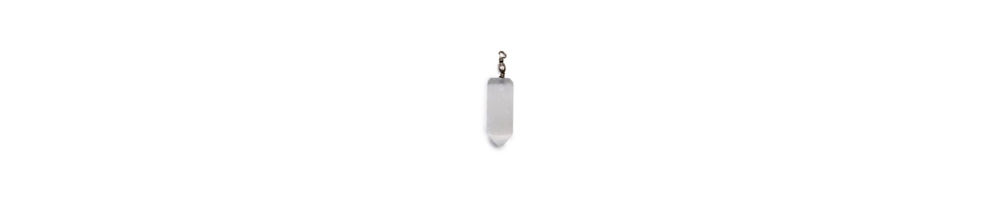 Selenite Pendants