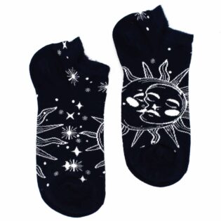 M/L Hop Hare Bamboo Socks Low (7. 5-11. 5) - Sun and Moon 
