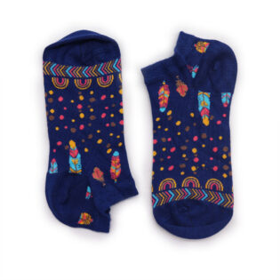 S/M Hop Hare Bamboo Socks Low (3. 5-6. 5) - Indian Feathers
