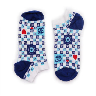S/M Hop Hare Bamboo Socks Low (3. 5-6. 5) - Ohm Evil Eye