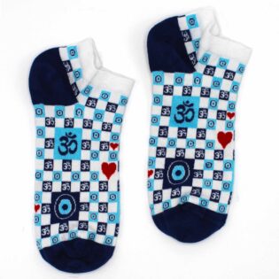 M/L Hop Hare Bamboo Socks Low (7. 5-11. 5) - Ohm Evil Eye