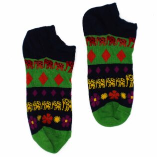 M/L Hop Hare Bamboo Socks Low (7. 5-11. 5) - Lucky Elephant