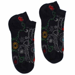 M/L Hop Hare Bamboo Socks Low (7. 5-11. 5) - Hamsa