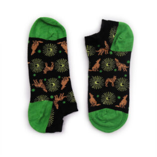 S/M Hop Hare Bamboo Socks Low (3. 5-6. 5) - Moonlight Wolfs