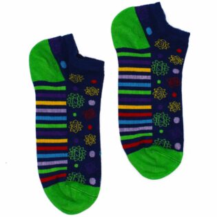 M/L Hop Hare Bamboo Socks Low (7. 5-11. 5) - 7 Chakra