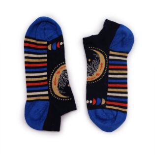 S/M Hop Hare Bamboo Socks Low (3. 5-6. 5) - Lunar Phases