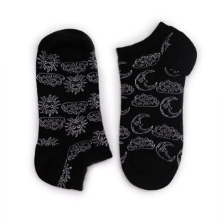 S/M Hop Hare Bamboo Socks Low (3. 5-6. 5) - Day and Night