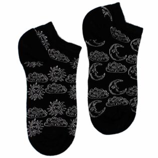 M/L Hop Hare Bamboo Socks Low (7. 5-11. 5) - Day and Night