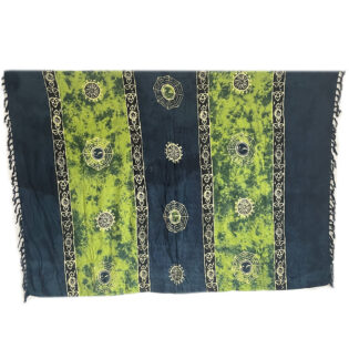 Bali Celtic Sarongs - Yin & Yang - Green