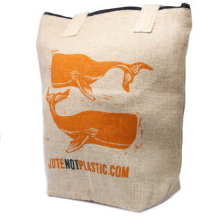 Two Whales - Eco Jute Bag