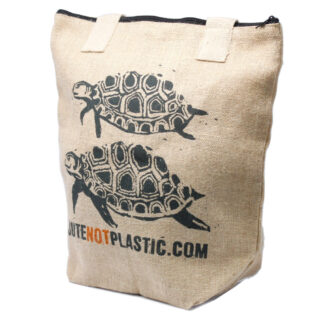 Two Turtles - Eco Jute Bag