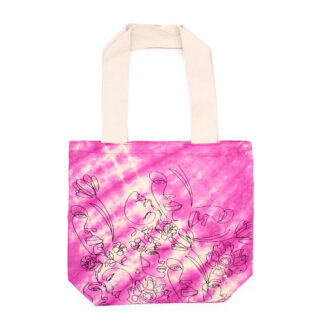 Tye-Dye Cotton Bag (6oz) - Pretty Face - Magento - Natural Handle